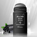Máscara Facial Sólida Stick Chá Verde Mel Pêssego Limpeza Poro Hidratante Longo Carvão Berinjela Filme de Lama