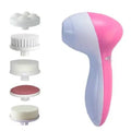 Limpador Facial Elétrico 5 EM 1 Escova de Limpeza Facial Máquina de Lavar Spa Cuidados com a Pele Massageador Limpeza de Cravos Ferramentas de Limpeza Facial