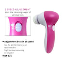 Limpador Facial Elétrico 5 EM 1 Escova de Limpeza Facial Máquina de Lavar Spa Cuidados com a Pele Massageador Limpeza de Cravos Ferramentas de Limpeza Facial