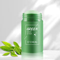 Máscara Facial Sólida Stick Chá Verde Mel Pêssego Limpeza Poro Hidratante Longo Carvão Berinjela Filme de Lama