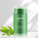 Máscara Facial Sólida Stick Chá Verde Mel Pêssego Limpeza Poro Hidratante Longo Carvão Berinjela Filme de Lama