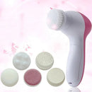 Limpador Facial Elétrico 5 EM 1 Escova de Limpeza Facial Máquina de Lavar Spa Cuidados com a Pele Massageador Limpeza de Cravos Ferramentas de Limpeza Facial